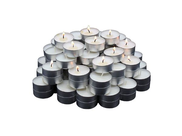 Vela lamparilla alum. 4h. P/1000